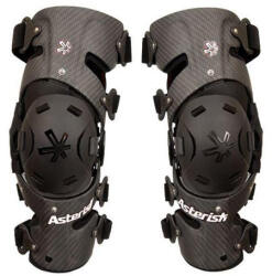  Asterisk térdortézis pár karbon CELL PRO fekete/karbon méret S (AST-CC-SM-P-1-0-PRO)