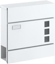 BASI BK 380M Fehér modern újságtartós postaláda B21700904 (B21700904)