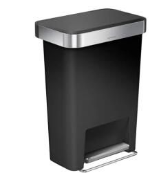 simplehuman Cos de gunoi cu pedala, Simplehuman, 45 litri, negru (018331N) Cos de gunoi