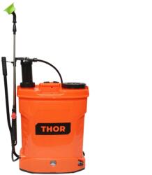 Breckner Pompa de stropit, vermorel 2 in 1 manuala si electrica cu rezervor 16L, baterie 12V/8Ah THOR (40th285) Pulverizator