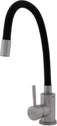 ELEFANT Baterie bucătărie SUS 304 cu pipă flexibilă neagră VITAL FLOW FB-011 Ref Black - (16773)