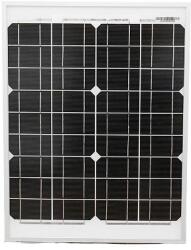 Breckner Panou solar 20W fotovoltaic monocristalin cu cablu de conectare si tensiune maxima 18V, 450x340x20mm Breckner Germany (BK87422)