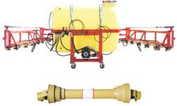 Breckner Erbicidator cu bazin 1000L, latime de lucru 14m, 30 stropitoare triple, cardan inclus THOR (DISGM02) Pulverizator