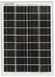 Breckner Panou solar 10W fotovoltaic monocristalin cu cablu de conectare 90cm si tensiune maxima 18V 340x240x17mm Thor (87TH421)