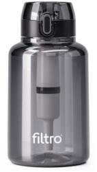 FILTRO Recipient FILTRO TRITAN PURE 1000 CB, filtru cu carbune activat, capacitate 1000 ml, material tritan BPA Free, finisaj negru (FL2738-TRITAN1000CB-BLACK)