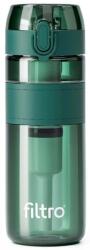 FILTRO Recipient filtrant FILTRO TRITAN PURE 500 CB, material tritan BPA Free, filtru cu carbune activat, capacitate 500 ml, culoare verde (FL2735-TRITAN500CB-GREEN)
