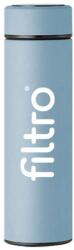 FILTRO Termos FILTRO Thermo LED Blue, perete dublu din inox 304, afisaj digital tactil al temperaturii, capacitate 500 ml, infuzor inclus (FL2770-FILTRO-THERMO-LED-BLUE)