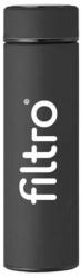 FILTRO Termos FILTRO Thermo LED Black, perete dublu din inox 304, afisaj digital tactil al temperaturii, infuzor inclus, capacitate 500 ml, culoare negru (FL2771-FILTRO-THERMO-LED-BLACK)