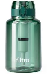 FILTRO Recipient din tritan FILTRO TRITAN PURE 1000 CB, filtru cu carbune activat, capacitate 1000 ml, BPA Free, culoare verde, spalare manuala (FL2737-TRITAN1000CB-GREEN)