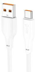 hoco. X96 Force 100W töltő adatkábel USB-A - Type-C fehér 1m (HC799111) (HC799111)