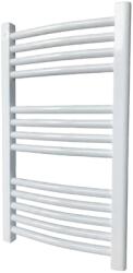 WENTOREX Arcos Central 500/1500 vízteres, ívelt törölközőszárító radiátor (fehér - 500 mm) (386561AR50015W) - kontaktor