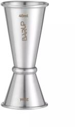 BarUp bárszesz-mérce 20 és 40 ml, ezüstszínű, magasság 100 mm (597064)