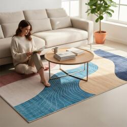 Heinner Heiner Home Flow digitális nyomtatású szőnyeg, 70x140 cm, 100% poliészter, csúszásmentes hátlap