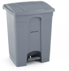 Amerbox Pedálos szemetes, AmerBox, 68 l, világosszürke, 490x410x(H)660 mm
