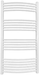 WENTOREX Arcos Central 600/1200 vízteres, ívelt törölközőszárító radiátor (fehér - 600 mm) (386561AR60012W) - kontaktor