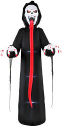 Outsunny felfújható halloweeni csontváz, 310 cm, beépített LED lámpákkal (84J-318V90BK)