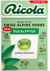 Ricola Gyógynövény cukorka eukaliptusz 40 g