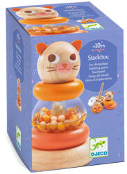 DJECO Cicás toronyépítő - Bébi játék - Stackitou - DJ06361