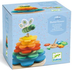 DJECO Virágos toronyépítő - Toronyépítő - Butterflower - DJ06404
