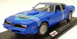  Macheta auto Pontiac Firebird Trans Am Special Edition 1978 scara 1: 18 albastru (JPT)