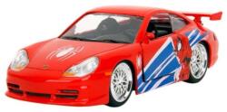 Jada Macheta auto Porsche 911 GT3 RS Spider-Man scara 1: 32 rosu si albastru (JPT)