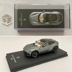 Magazine Models Macheta auto Ferrari Purosangue 2022 scara 1: 64 gri si negru (JPT)