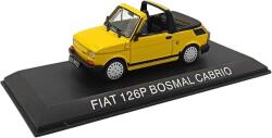  Macheta auto Fiat 126p Bosmal Cabriolet scara 1: 43 galben (JPT)
