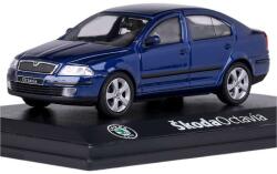  Macheta auto Skoda Octavia II 2004 scara 1: 43 albastru marin metalizat (JPT)