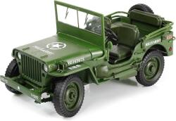 American Legends Macheta auto Jeep Willys Military Police 1944 scara 1: 18 verde (JPT)