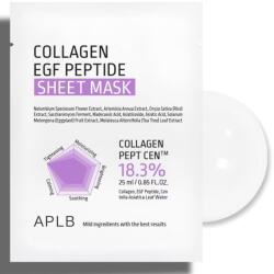 APLB Collagen EGF Peptide Sheet Mask - Mască facială sub formă de foaie cu colagen 1 bucata Masca de fata