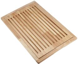 APS Placa de taiat pentru paine APS Rubber Wood, 60 x 40 cm, cu compartiment pentru firimituri (8607334) Tocator