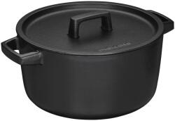 Fiskars Caserola din fonta Fiskars Folken, 4 l, emailata, neagra (40336478)