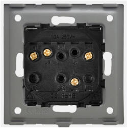 Luxion Intrerupator Dublu Mecanic LUXION cu Rama din Sticla Auriu (LX-MP004GF-G)