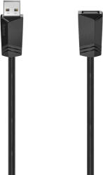 Hama Cablu extensie USB 2.0 HAMA 200621, 5m, negru (4047443443779)