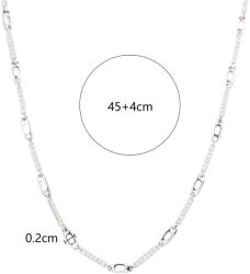 DRESCHER Jewellery Ezüst nyaklánc cirkónia díszítéssel