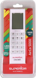 Superior Electronics TELECOMANDA UNIVERSALA Superior, compatibila cu majoritatea modelelor de aer conditionat aflate pe piata, display luminat (supcu005)