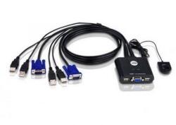 ATEN KVM Switch 2PC USB CS22U+Kábel (CS22U) - elvo
