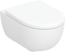 Geberit Selnova Premium vas wc cu capac soft-close agăţat fără margine cu spălare turbionară alb lucios 503.197. 00.1 (503197001)