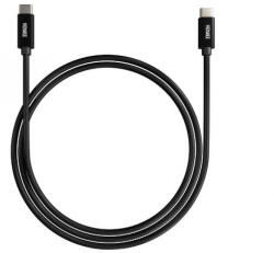 YENKEE YCU C102 BK USB-C - USB-C Adat-, és Töltő kábel (35055947) (35055947)