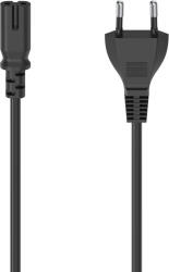 Hama Cablu de alimentare cu 2 pini HAMA 223273, conector AC C7, 1.5m, negru (4047443492289)