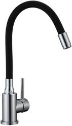 Kuchinox Navira baterie bucătărie pe picior crom-negru B53_761D (B53761D)