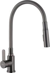 INVENA DALIS mosogató csaptelep flexibilis kifolyóval, grafit BZ-64-024-L (BZ-64-024-L)