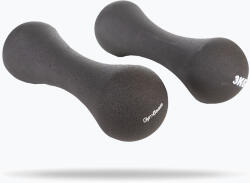 GymBeam Gantere GymBeam Neoprene Dumbbells 2 x 3 kg dark grey