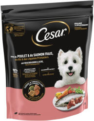 Cesar 2x1, 4kg Cesar Adult csirke, lazac & zöldség száraz kutyatáp