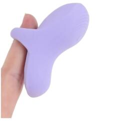  Vibrator Mini Finger Fuzu Sensa, Activare la Contactul cu Pielea, Silicon, USB Magnetic, Mov, 7 cm Vibrator