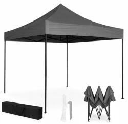 MultiGarden Kerti pavilon, MultiGarden PAW-FG-3X3-4, szürke, 3 x 3 m, fém vázzal, UV-álló és esőálló PE ponyva, 3, 13 m állítható magassággal, hordtáskával (TF5179)