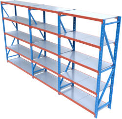 HD Regal FLEX300-X505 Salgó polcrendszer KOMPLETT 5 m (250 x 60 cm / 5 polc)