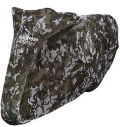 Oxford Motoros ponyva Oxford Aquatex Camo S álcázó, speciális felületkezelés, dupla varratok - insportline