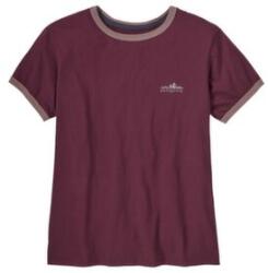 Patagonia FITZ ROY FOOTHILLS RINGER TEE Women Tricou cu mânecă scurtă Berry Fig XXL