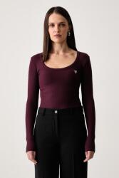 Guess longsleeve pentru femei cu bumbac 9BYH-BUD056_83X (V4BP07.K8RT2)